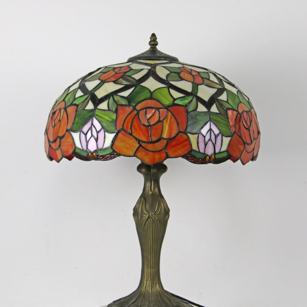 Dome Resin Colorful Glass 2-Light Table Lamp
