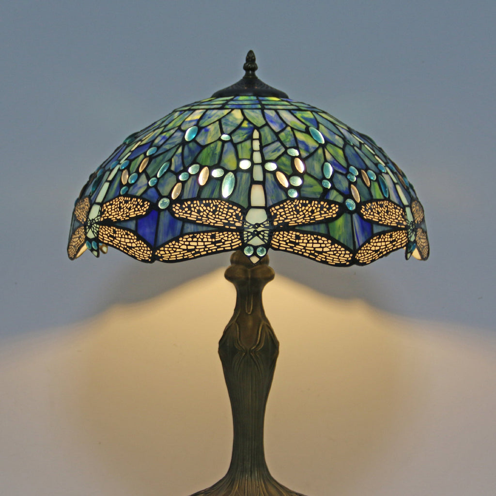 Dome Resin Colorful Glass 2-Light Table Lamp