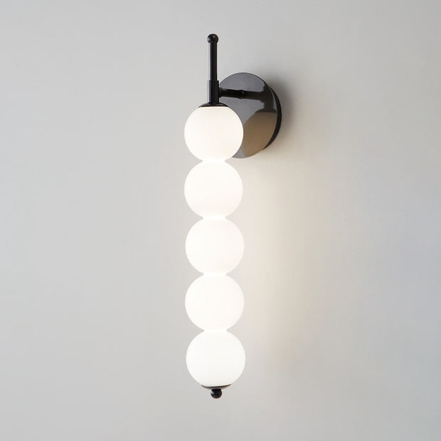 Candied Haws Shape Beaded Wall Lamp