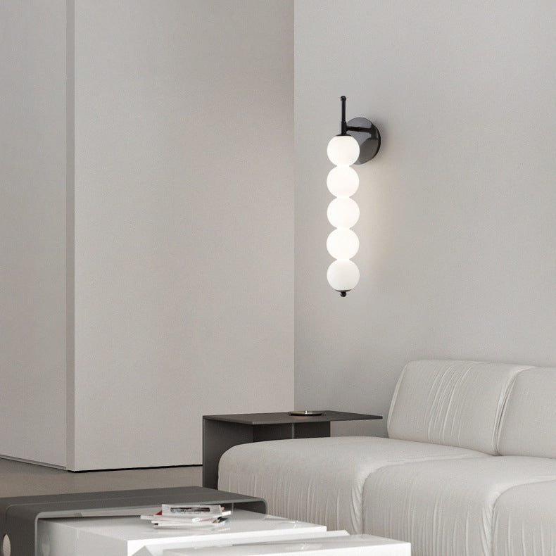 Candied Haws Shape Beaded Wall Lamp