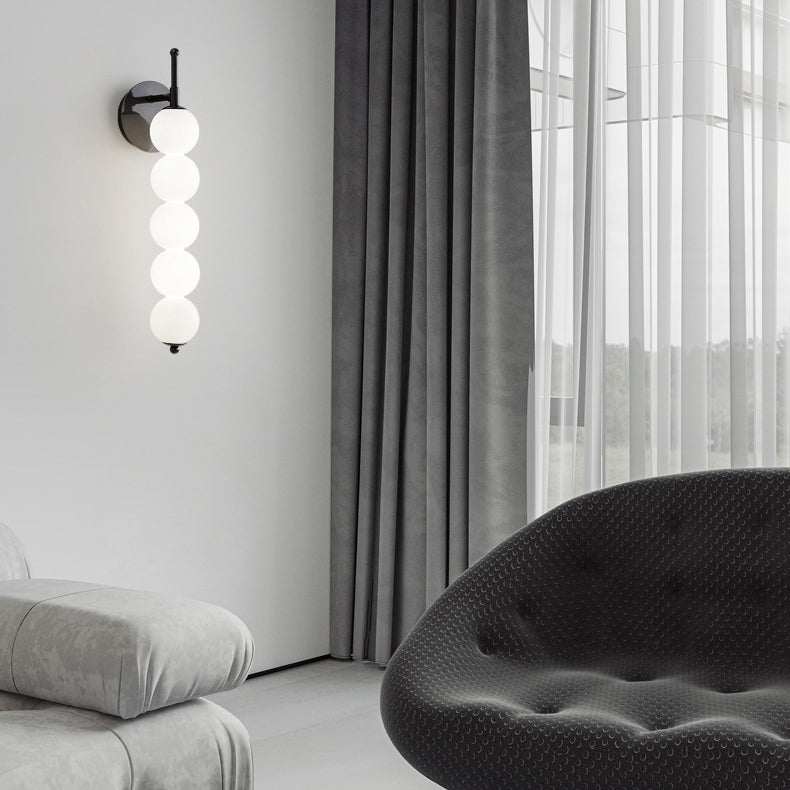 Candied Haws Shape Beaded Wall Lamp