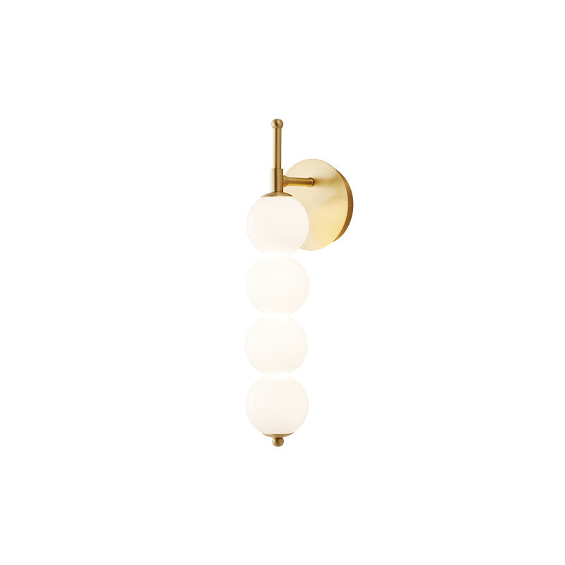 Candied Haws Shape Beaded Wall Lamp