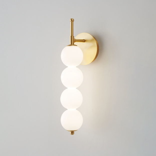 Candied Haws Shape Beaded Wall Lamp