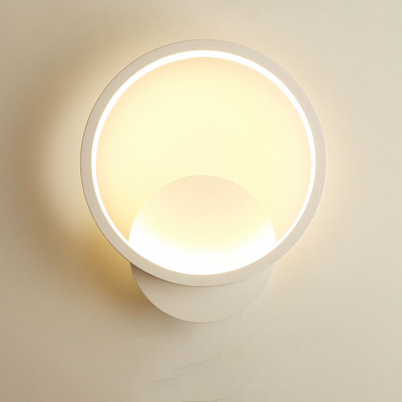 Round Square Antler Iron Wall Lamp