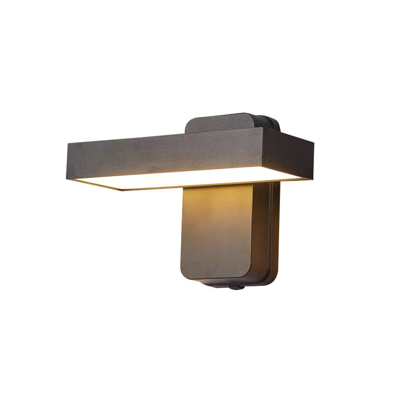 Rectangular Swivel Head Aluminum Outdoor Light