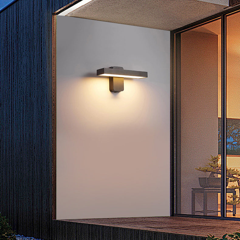 Rectangular Swivel Head Aluminum Outdoor Light