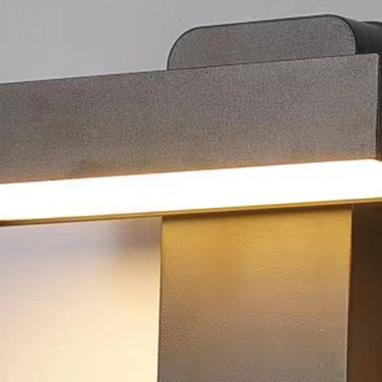 Rectangular Swivel Head Aluminum Outdoor Light