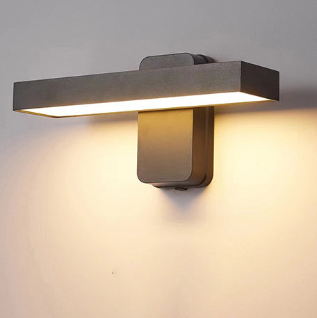Rectangular Swivel Head Aluminum Outdoor Light