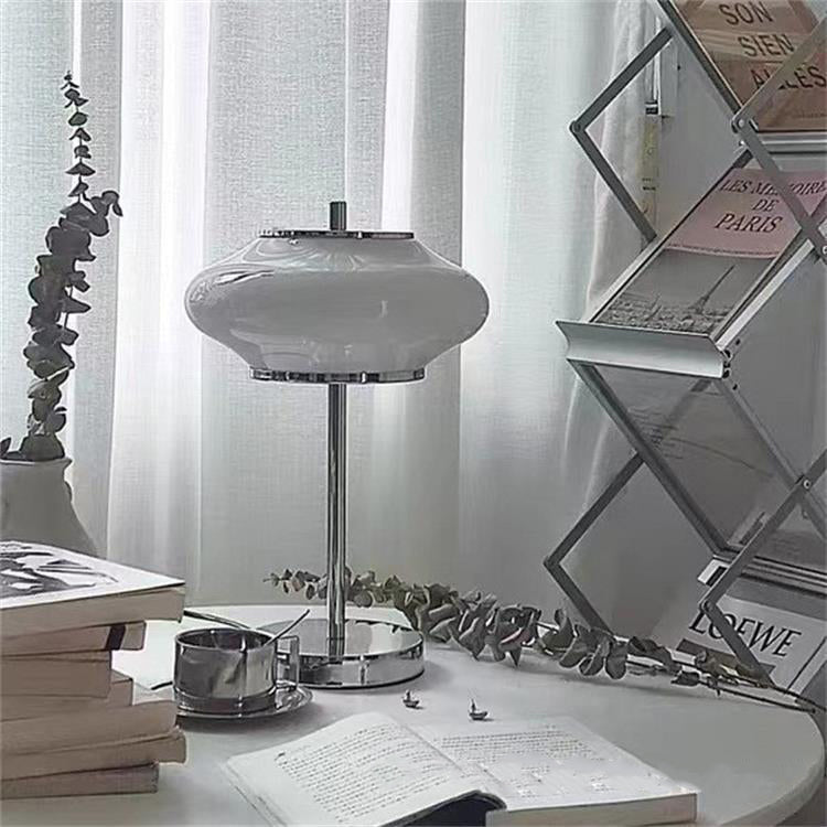 UFO Shaped Iron Glass Table Lamp