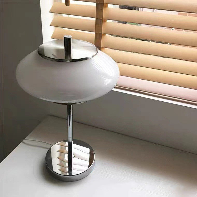 UFO Shaped Iron Glass Table Lamp