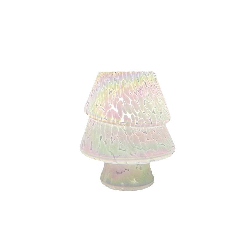 Colorful Christmas Tree Glass Table Lamp