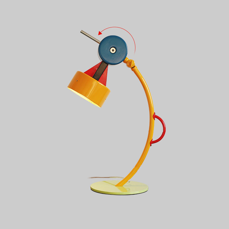 Head Colorful Geometric Building Table Lamp