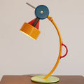Head Colorful Geometric Building Table Lamp