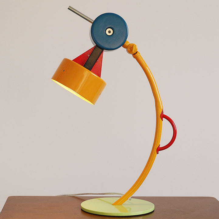 Head Colorful Geometric Building Table Lamp