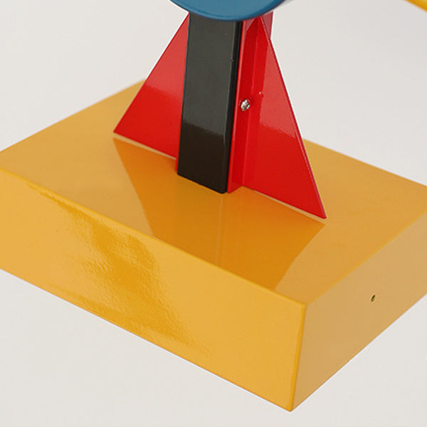 Head Colorful Geometric Building Table Lamp