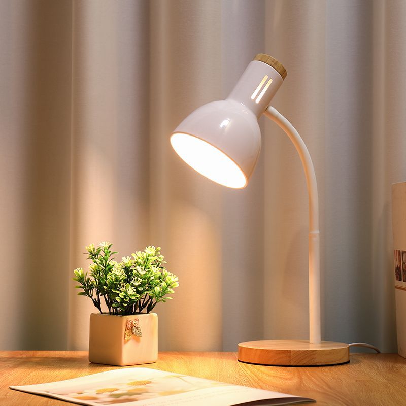Iron Wooden Hose Foldable Table Lamp
