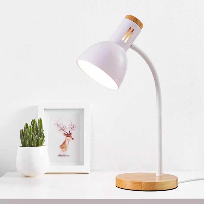Iron Wooden Hose Foldable Table Lamp