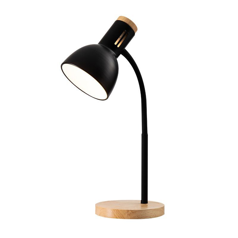 Iron Wooden Hose Foldable Table Lamp
