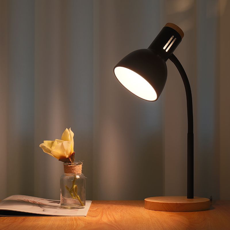 Iron Wooden Hose Foldable Table Lamp