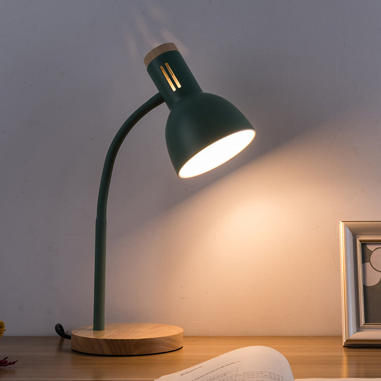 Iron Wooden Hose Foldable Table Lamp