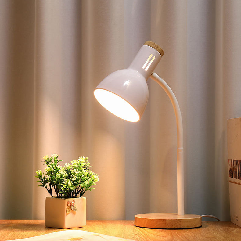 Iron Wooden Hose Foldable Table Lamp