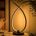 Water Drops Spiral Aluminum Table Lamp