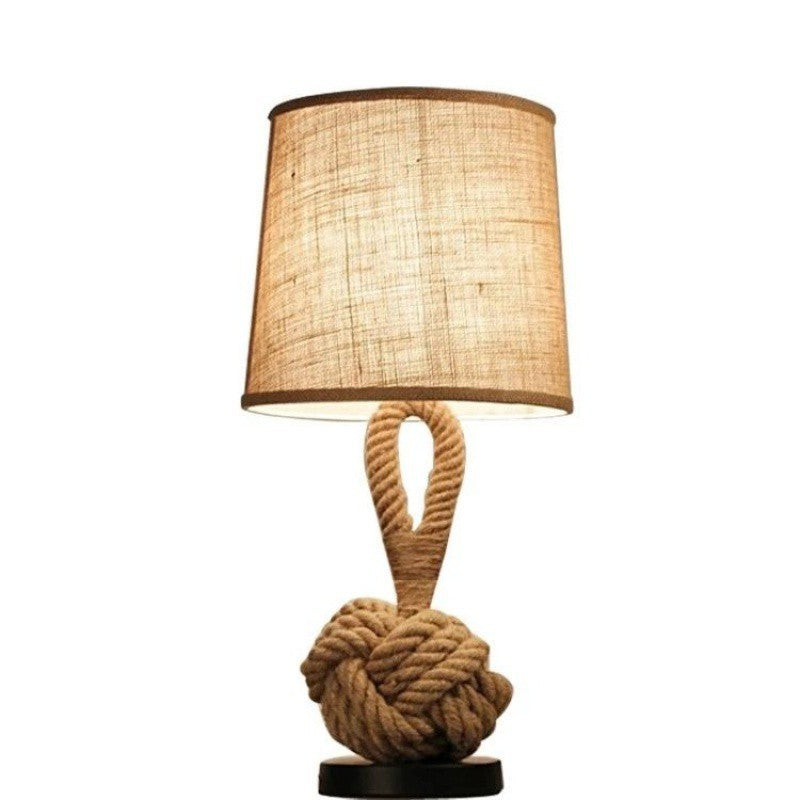 Nautical Twisted Rope Knot Table Lamp
