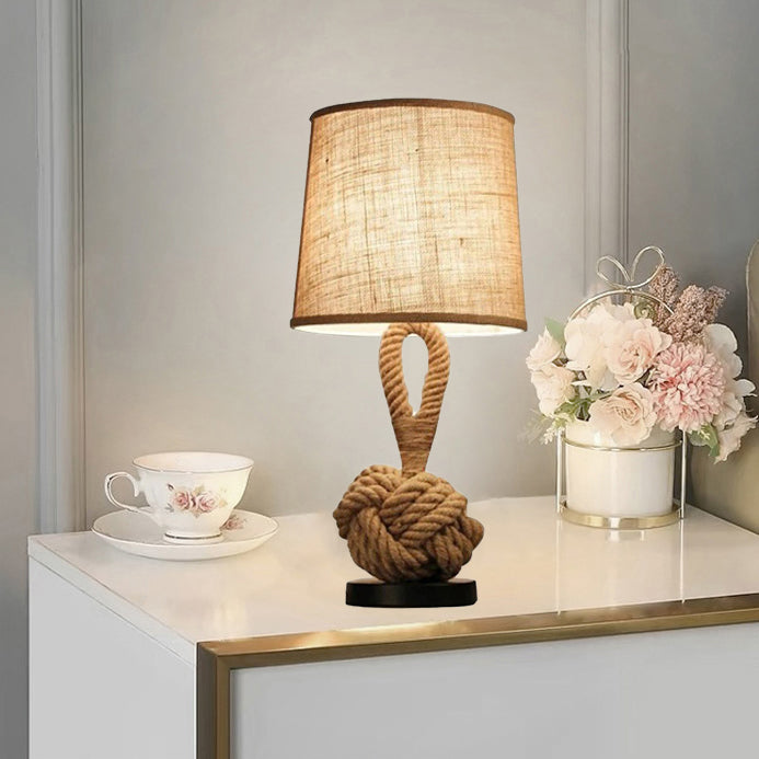 Nautical Twisted Rope Knot Table Lamp