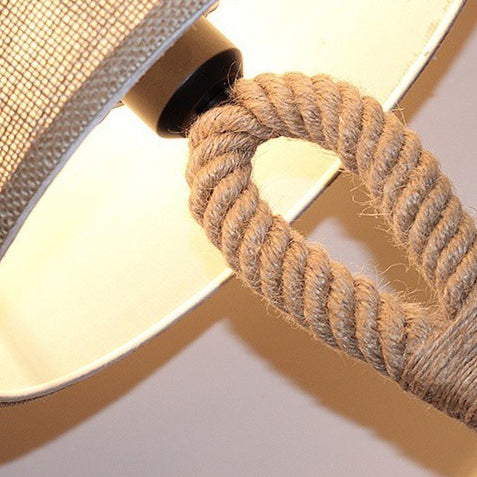 Nautical Twisted Rope Knot Table Lamp