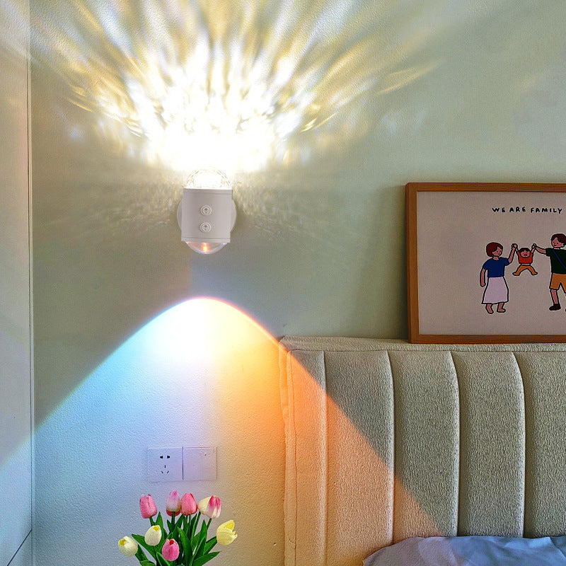 Cylinder Sunrise Sunset Iron Wall Lamp