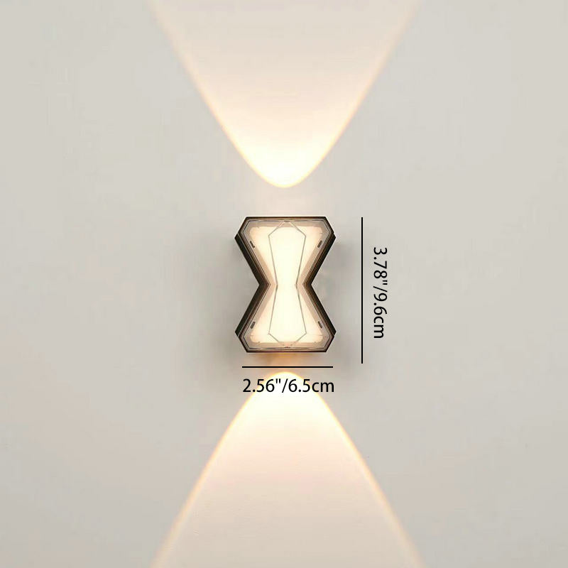 Aluminum PC Up Down Wall Lamp
