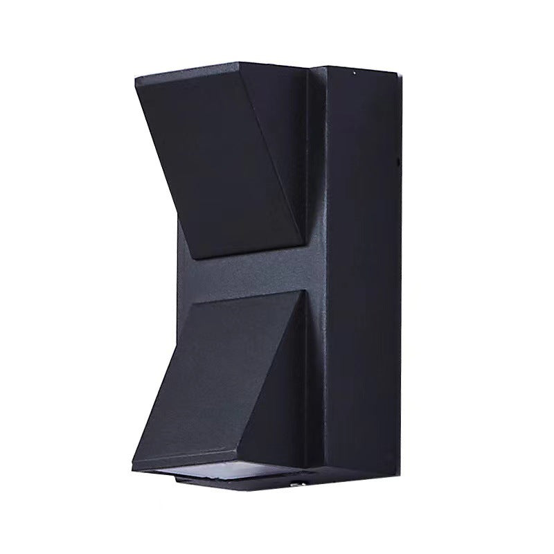 Up Down Geometric Square Outdoor Light