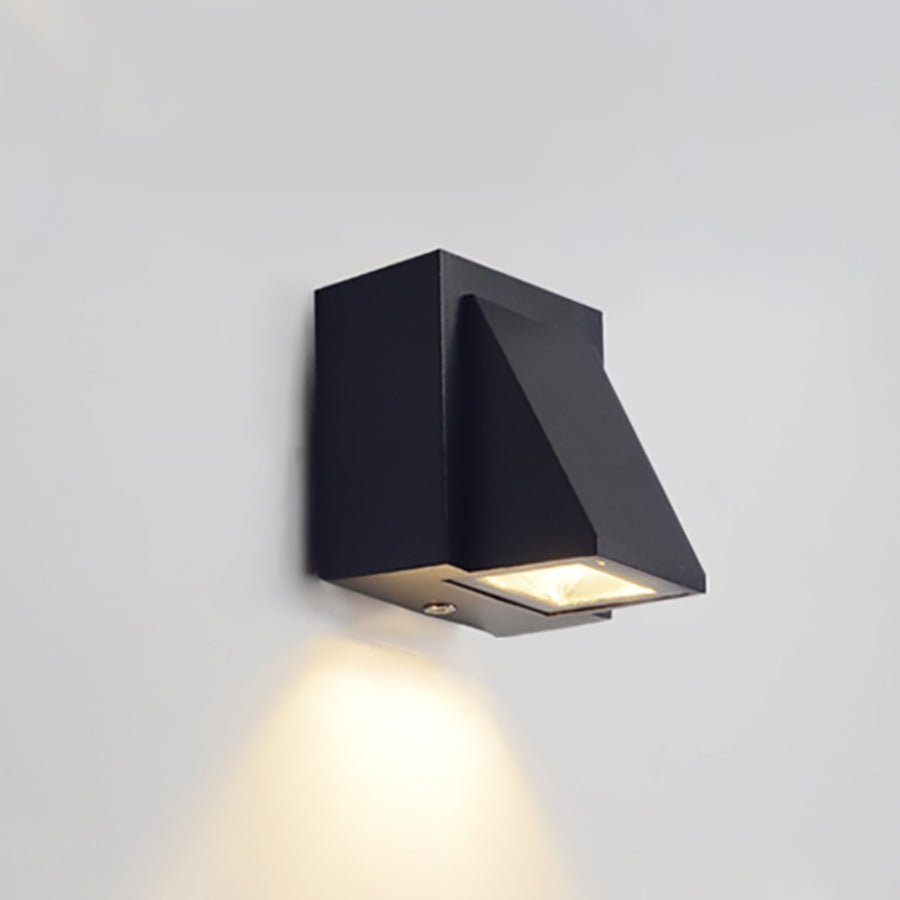 Up Down Geometric Square Outdoor Light