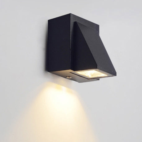 Up Down Geometric Square Outdoor Light