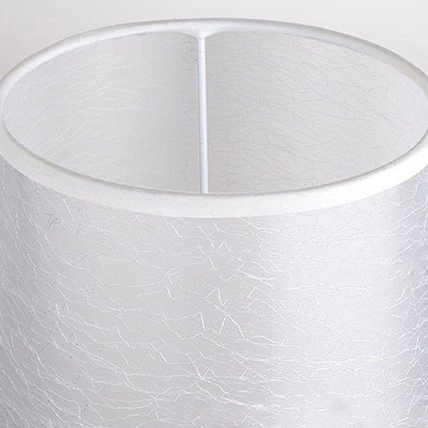 Trapezoidal Crack Fabric Iron Table Lamp