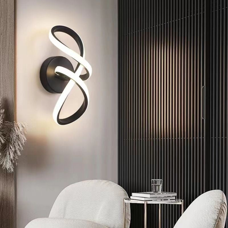 Aluminum Silicone Bow Shape Wall Lamp