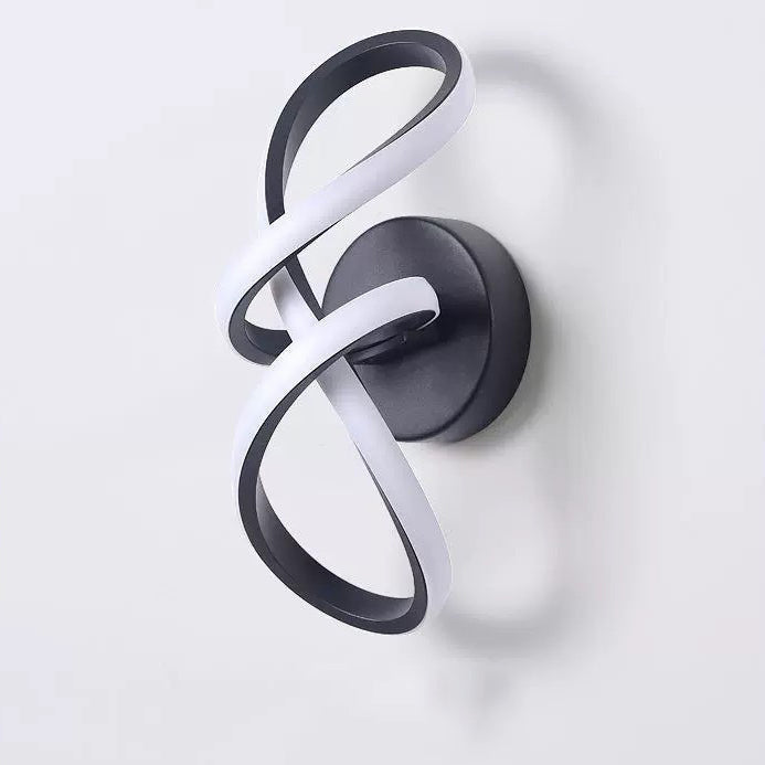 Aluminum Silicone Bow Shape Wall Lamp