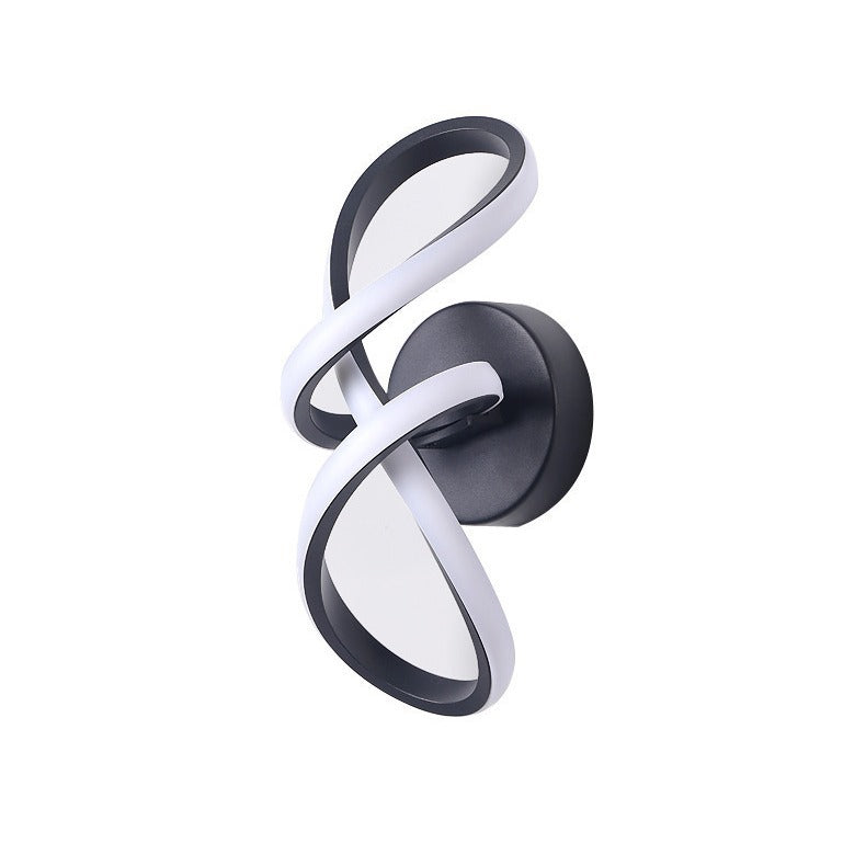Aluminum Silicone Bow Shape Wall Lamp