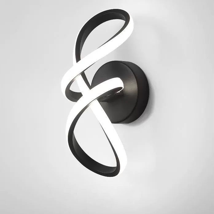 Aluminum Silicone Bow Shape Wall Lamp