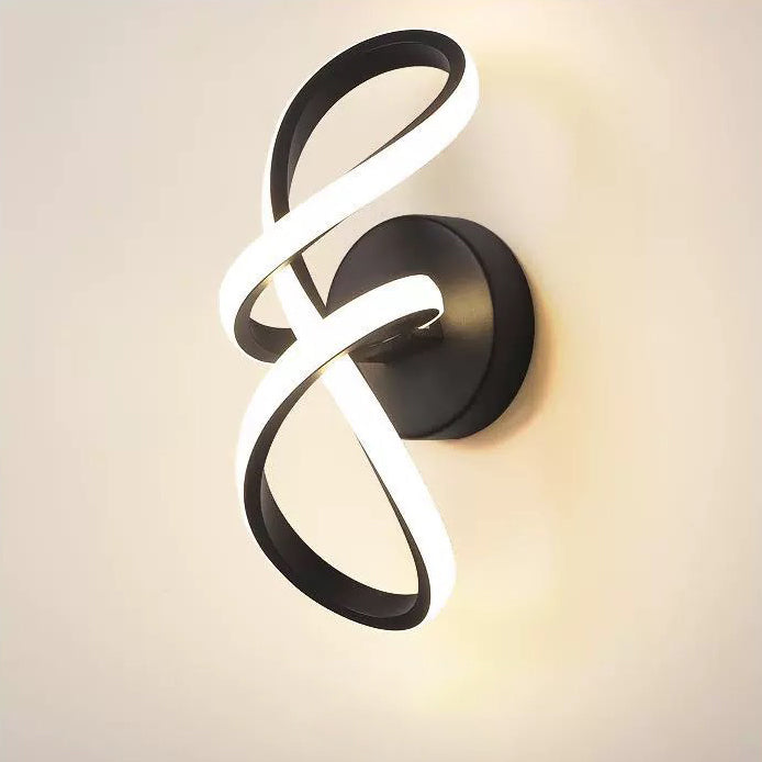 Aluminum Silicone Bow Shape Wall Lamp