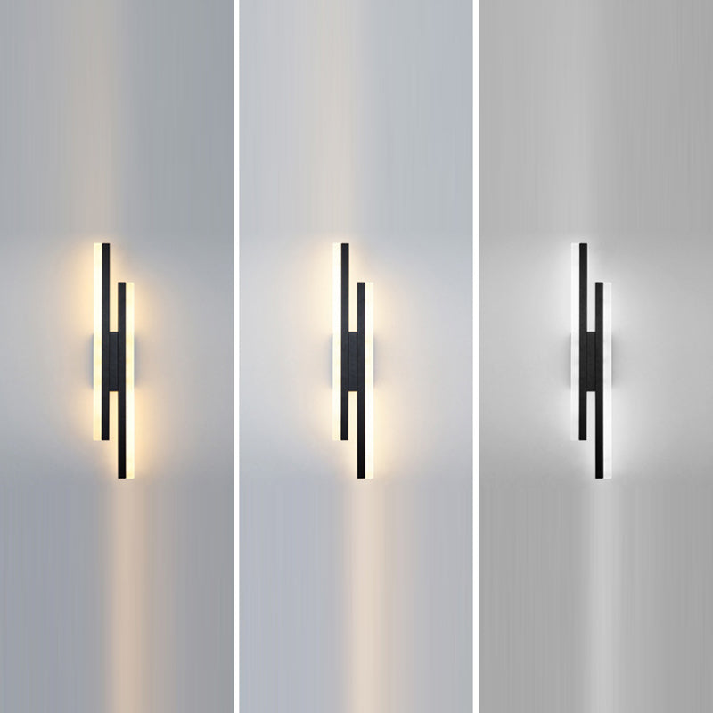 Iron Aluminum Acrylic Asymmetrical Wall Lamp