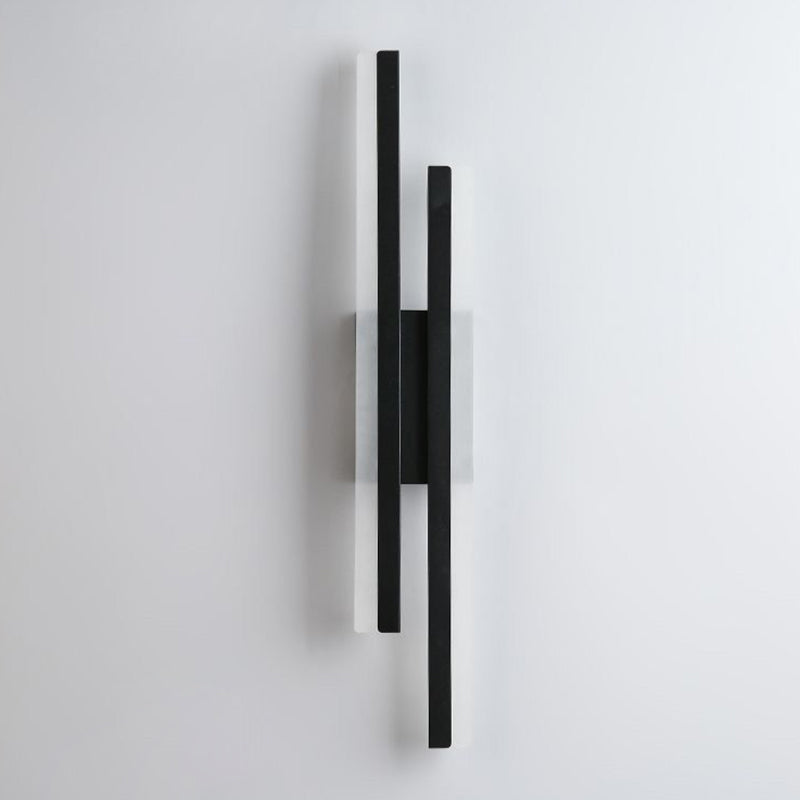 Iron Aluminum Acrylic Asymmetrical Wall Lamp