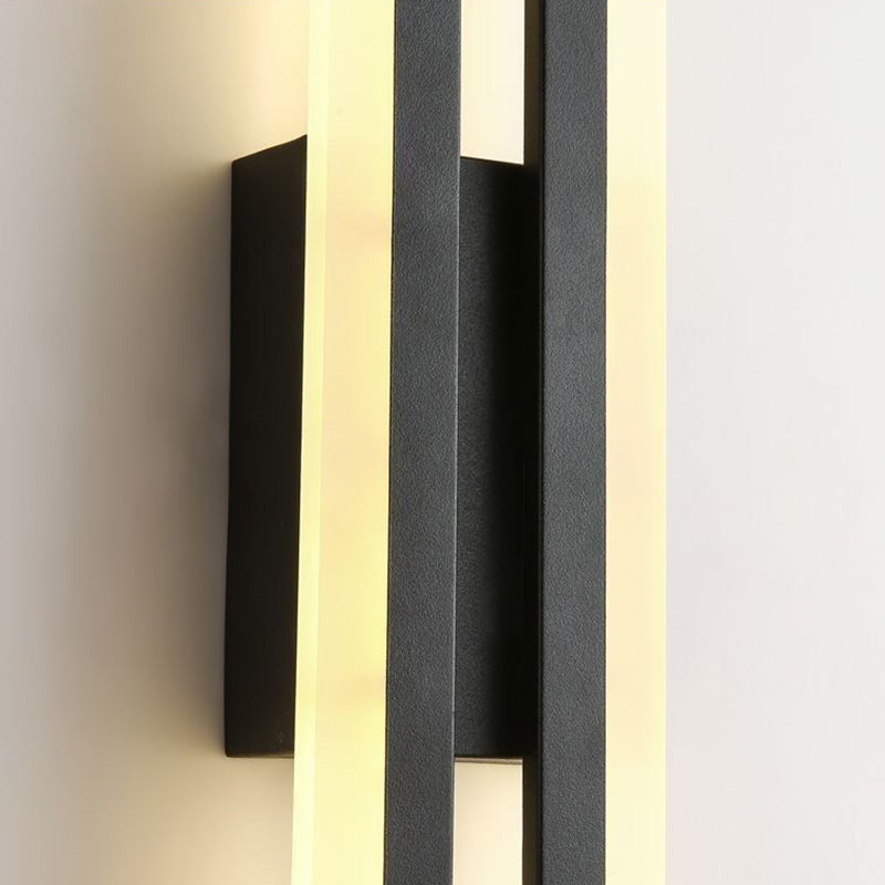 Iron Aluminum Acrylic Asymmetrical Wall Lamp