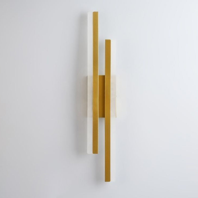 Iron Aluminum Acrylic Asymmetrical Wall Lamp