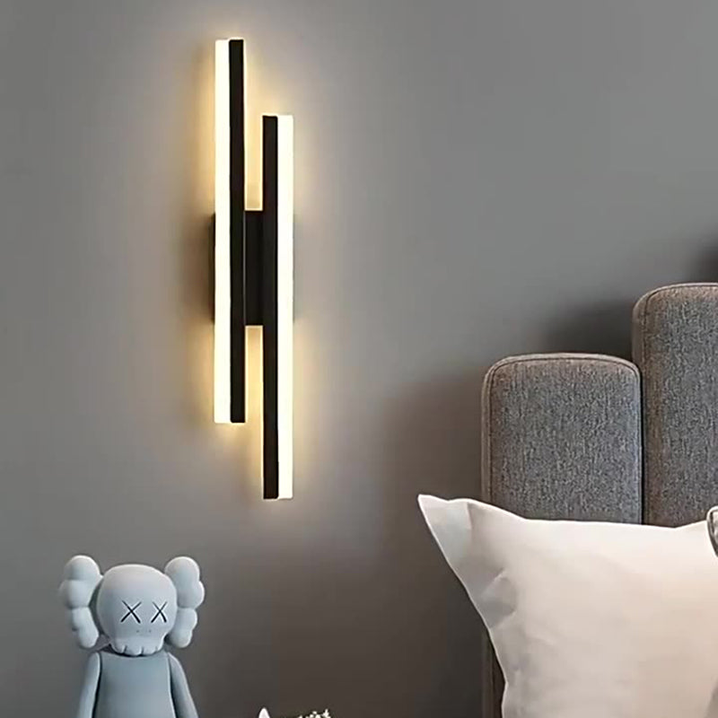 Iron Aluminum Acrylic Asymmetrical Wall Lamp