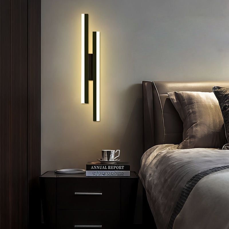 Iron Aluminum Acrylic Asymmetrical Wall Lamp