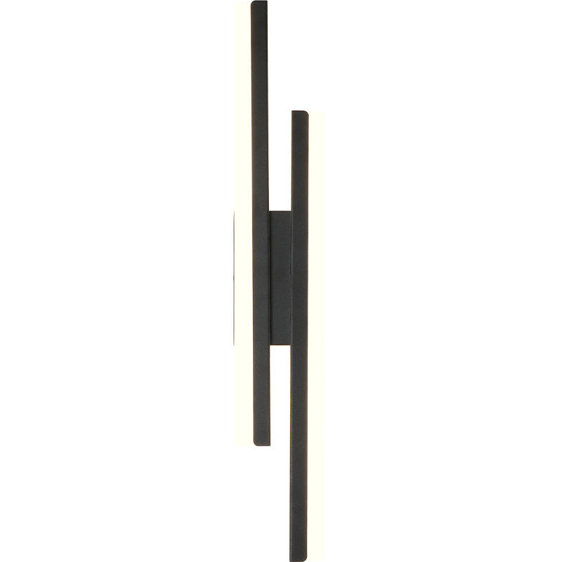 Iron Aluminum Acrylic Asymmetrical Wall Lamp