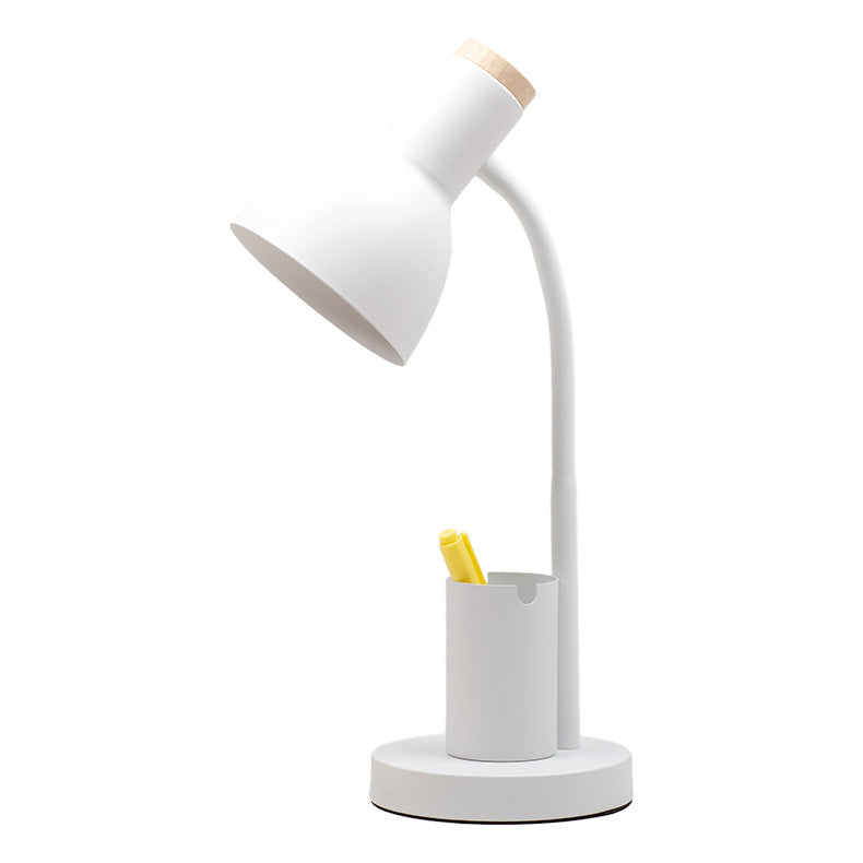 Iron Wood Angle Pen Table Lamp