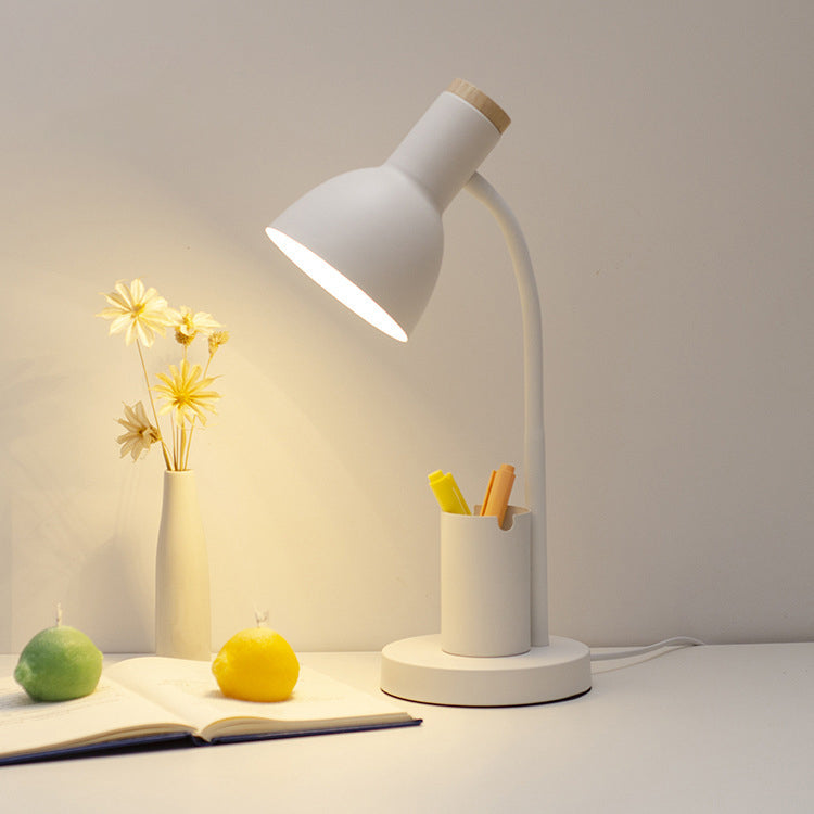 Iron Wood Angle Pen Table Lamp