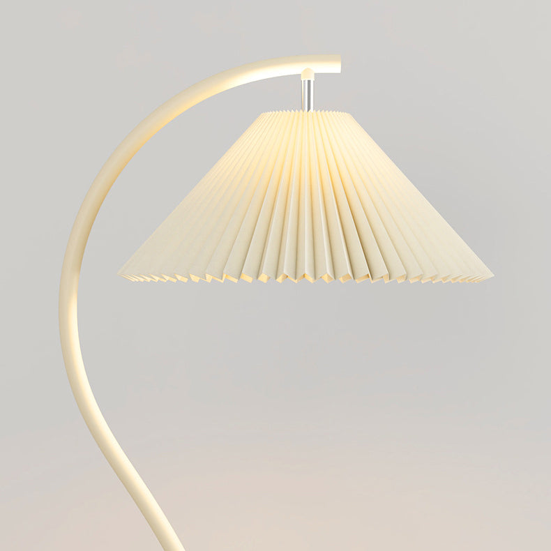 Modern Minimalist Pleated Fabric Floor Lamp